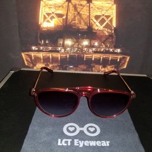 Stylish LCT Red Aviators Sunglasses!